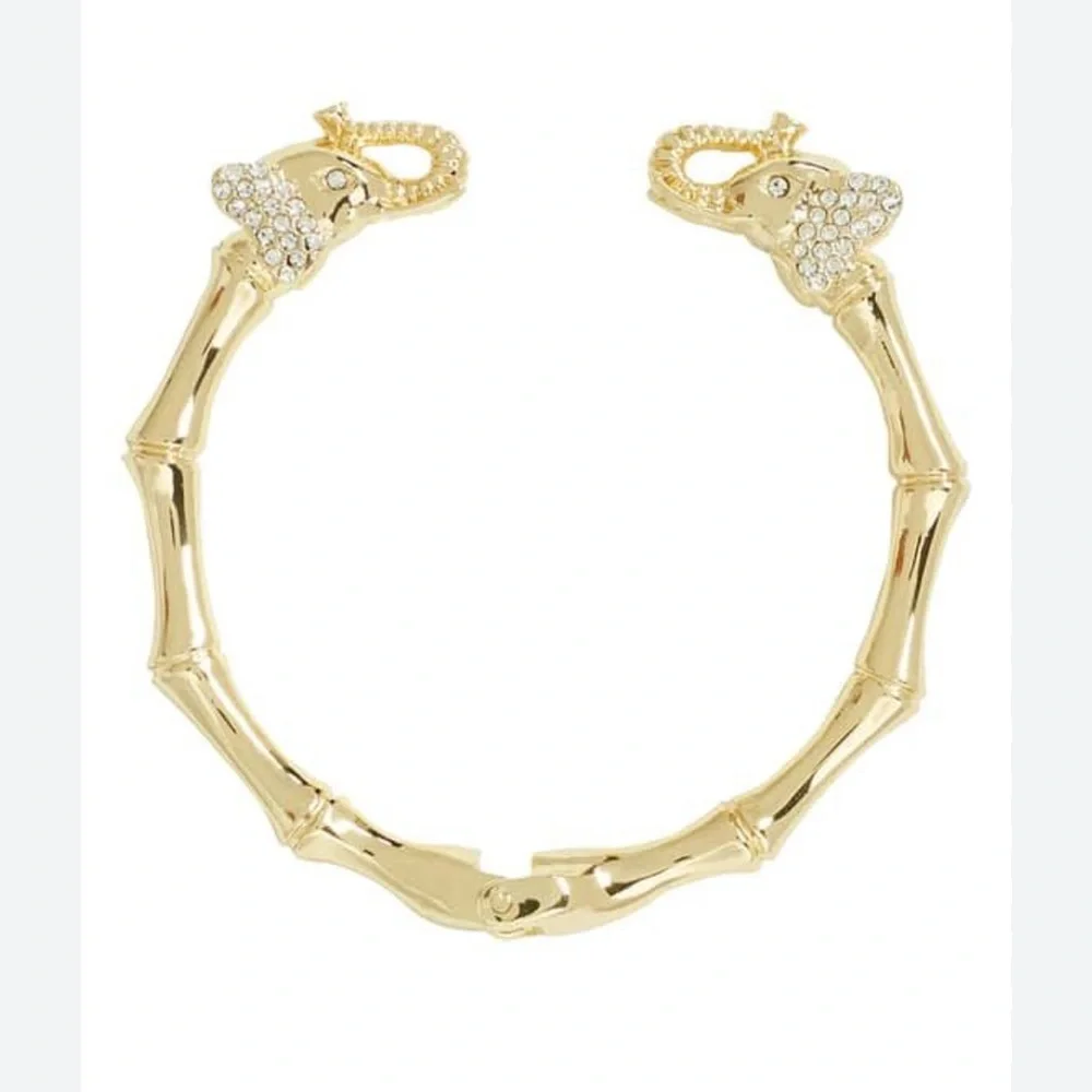 NWT Lilly Pulitzer Glam Elephant Cuff Bracelet - Picture 3 of 3